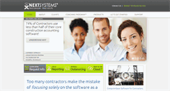 Desktop Screenshot of nextsystems.com